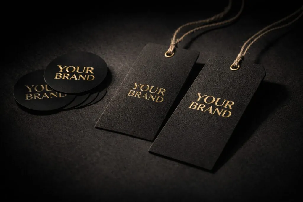 Custom tags and stickers