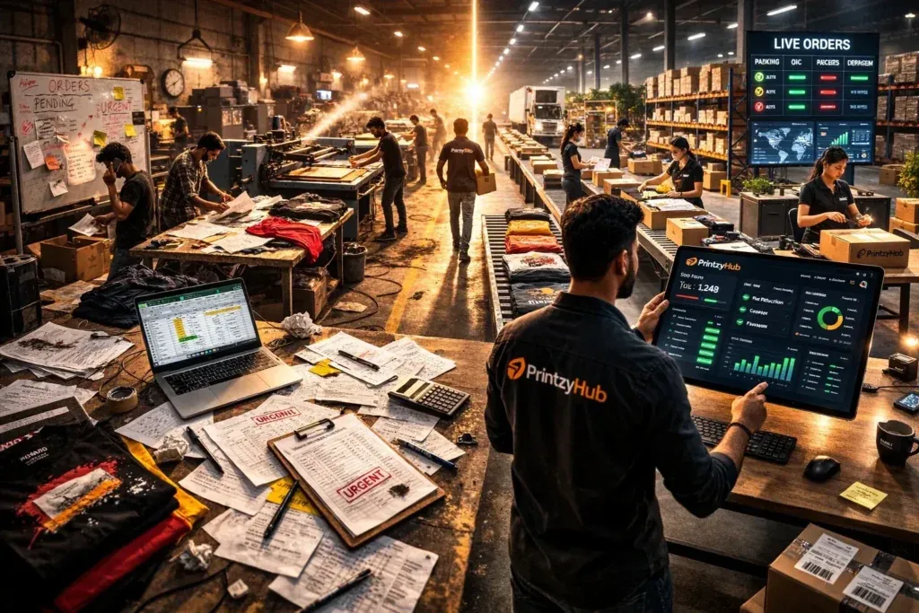 PrintzyHub production floor