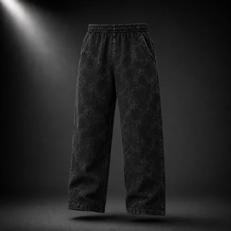 Acid Washed Track Pants