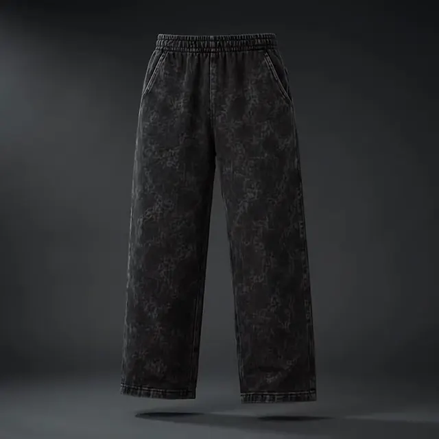Acid Washed Track Pants